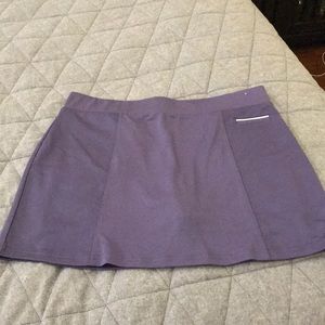 Ladies purple golf/tennis skort
